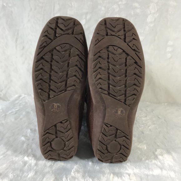 CA collection by Carrini Sweater suede winter tall boots 1/4 zipper side pom pom - Picture 5 of 9